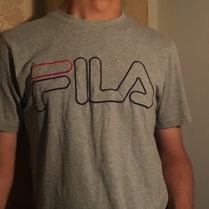EMBROIDERED FILA LOGO TEE